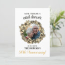 Search for happy anniversary invitations Golden