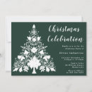 Search for pine tree christmas invitations Green