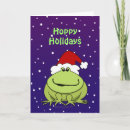 Search for cute frog christmas cards Frogs
