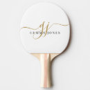 Search for monogram ping pong paddles Script