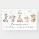 Search for safari birthday banners Party animals