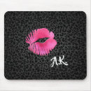 Search for hot pink leopard mousepads Girly