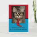 Search for cat in glasses cards Tabby