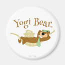 Search for character round magnets Animated bear image