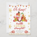Search for oh snap birthday invitations Gingerbread cookies