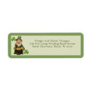 Search for st patricks day return address labels Green