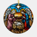 Search for nativity scene christmas tree decorations Holy night