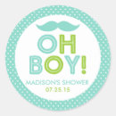 Search for aqua polka dot stickers Baby shower