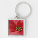 Search for poinsettia key rings Red