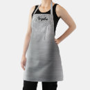 Search for silver glitter aprons Sparkly