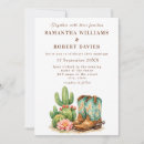 Search for cacti wedding invitations Terracotta