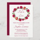 Search for fall in love bridal shower invitations Wreath