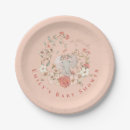 Search for elephant baby shower plates Vintage