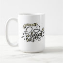 Search for blessed coffee mugs Lettering