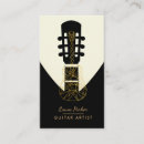 Search for music artist business cards Guitar
