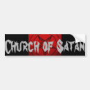 Search for pentagram bumper stickers Satan