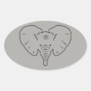 Search for elephant silhouette stickers Nature