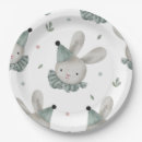 Search for bunny birthday plates Gender neutral