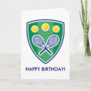 Search for tennis racket birthday cards Racquet