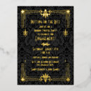 Search for 1920s engagement party invitations Gold