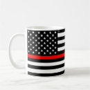 Search for fire dept coffee mugs Thin red line