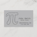 Search for mathematics business cards Math tutor