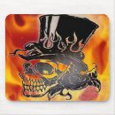 Search for flaming skull mousepads Flames