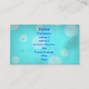 Search for bubbles business cards Professional