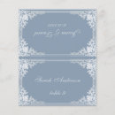 Search for dusty blue place cards Vintage