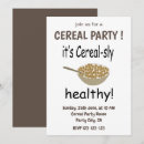 Search for cereal invitations Party
