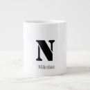 Search for big letter mugs Minimal