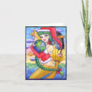 Search for mermaid christmas cards Watercolor