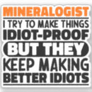 Search for funny geology stickers Scientist