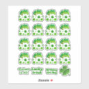 Search for irish clover stickers Saint patricks day