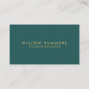 Search for teal and gold business cards Modern