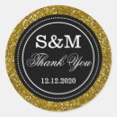 Search for black glitter wedding stickers Bride and groom