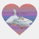 Search for 2 hearts wedding stickers White