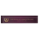 Search for attorney at law name plates Gold