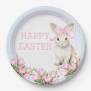 Search for easter bunny plates Gingham