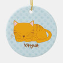 Search for sleeping cat christmas tree decorations Cats