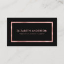 Search for rose gold foil business cards Elegant