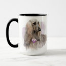 Search for afghan hound mugs Watercolor