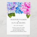 Search for purple pink hydrangea invitations Botanical