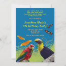 Search for macaw birthday invitations Jungle