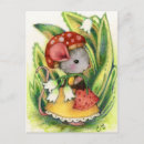 Search for cute whimsical postcards Mushroom