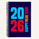 Search for new year notebooks Festive