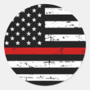 Search for american firefighter stickers Thin red line