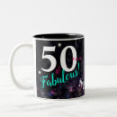 Search for 50 anniversary mugs Fifty and fabulous