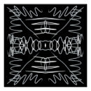Search for black and white geometric shapes art Simple
