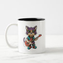 Search for cat playing guitar mugs Rock